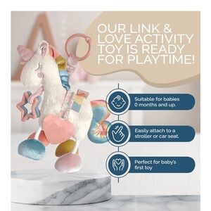 Unicorn Itzy Ritzy Link & Love Toy